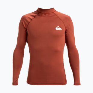 Longsleeve de înot pentru bărbați Quiksilver Everyday UPF50 henna