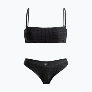 Costum de baie din două piese pentru femei ROXY Bandeau Cheeky anthracite