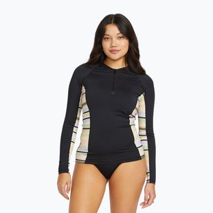 Longsleeve de înot pentru femei Billabong Surf Capsule 1/2 Zip black multi