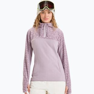 Bluză pentru femei ROXY Sayna Half Zip nirvana/roxygram tonal
