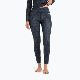 Pantaloni termoactivi pentru femei ROXY Daybreak Brushed true black/snowflakes