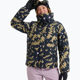 Geacă de snowboard pentru femei ROXY Snow Winter Rebel fennel seed/big flower