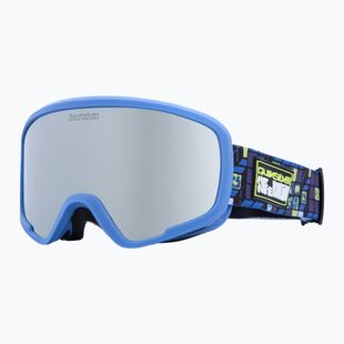 Ochelari de snowboard pentru copii Quiksilver Shredder 3D check/clux ml silver