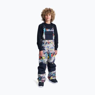Pantaloni de snowboard pentru copii DC Roadblock Youth Bib outer world black