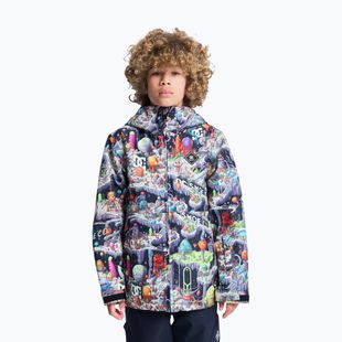 Geacă de snowboard pentru copii DC Basis Print Youth outer world black