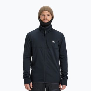 Bluză de snowboard pentru bărbați Quiksilver Steep Point Full Zip Fleece true black