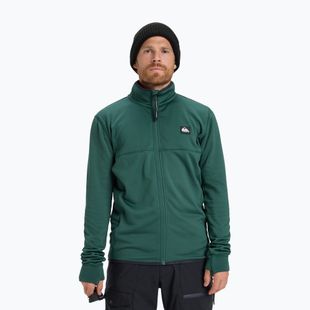 Bluză de snowboard pentru bărbați Quiksilver Steep Point Full Zip Fleece trekking green