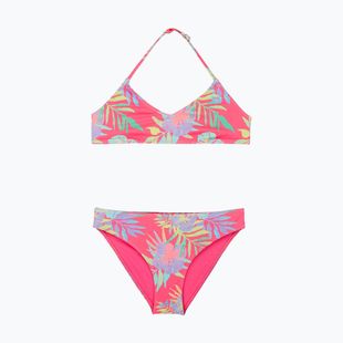 Costum de baie din două piese pentru copii ROXY Aquarella Tri Bralette Set sangria sunset