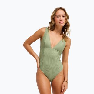 Costum de baie întreg pentru femei ROXY Elongated oil green