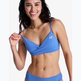 Top de costum de baie ROXY Solid Essentials Wrap Bralette dutch blue