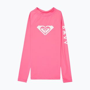Longsleeve de înot pentru copii ROXY Whole Hearted sangria sunset