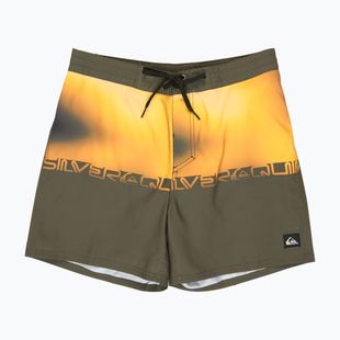 Pantaloni scurți de baie pentru bărbați Quiksilver Everyday Half Jam 16" grape leaf wordblock
