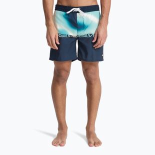 Pantaloni scurți de baie pentru bărbați Quiksilver Everyday Half Jam 16" dark navy wordblock