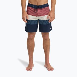Pantaloni scurți de baie pentru bărbați Quiksilver Surfsilk Scallop 18" dark navy tijuana