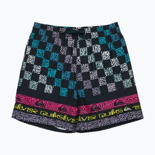Pantaloni scurți de baie pentru copii Quiksilver Everyday Printed Volley 14" dark navy next gen