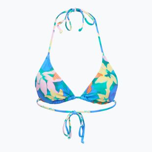 Top de costum de baie Billabong Sol Searcher Multi Triangle aqua flores