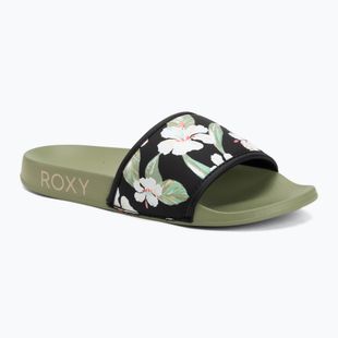 Șlapi pentru femei ROXY Slippy IV oil green