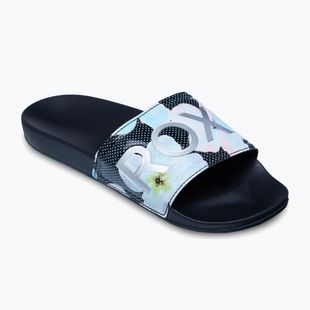 Șlapi pentru femei ROXY Slippy II Printed black multi 1