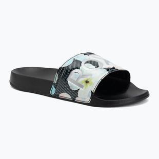 Șlapi pentru femei ROXY Slippy II Printed black multi 1
