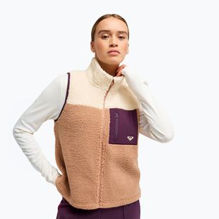 Vestă pentru femei ROXY Boundless Spirit Vest 2 cafe au lait