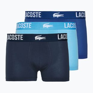 Boxeri pentru bărbați Lacoste 5H3321 3 pary bonnie/captain/navy blue
