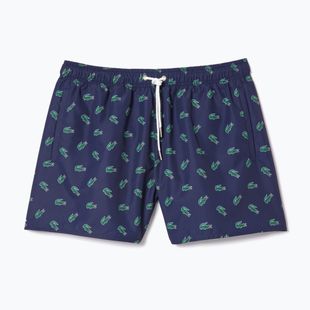 Pantaloni scurți de baie pentru bărbați  Lacoste MH7188 navy blue/multico