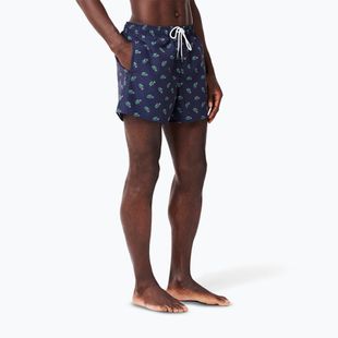 Pantaloni scurți de baie pentru bărbați Lacoste MH7188 navy blue/multico