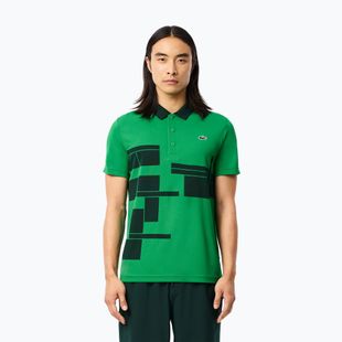 Tricou polo de tenis Lacoste Polo DH2568 fluorine green/sinople