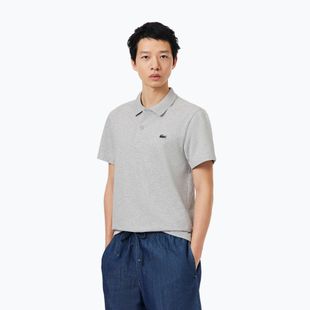 Tricou polo pentru bărbați Lacoste Polo DH5522 silver chine