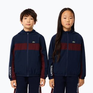 Geacă pentru copii Lacoste BJ2453 navy blue / expresso