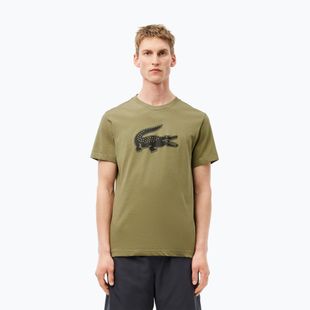 Tricou pentru bărbați  Lacoste TH2042 khaki/black