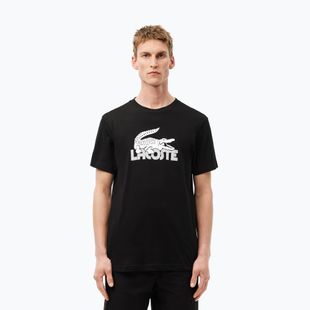 Tricou pentru bărbați  Lacoste TH2508 black/white