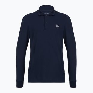 Longsleeve polo pentru bărbați Lacoste DH5523 navy blue
