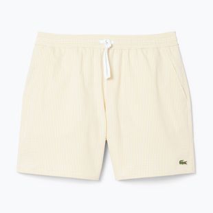 Pantaloni scurți de baie pentru bărbați  Lacoste MH9089 white/yellow
