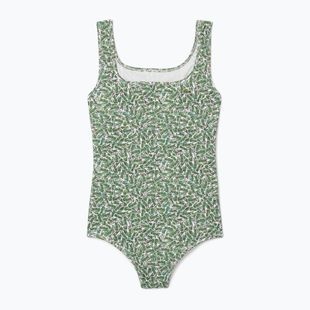 Costum de baie pentru femei Lacoste MF9608 green/flour