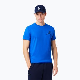 Tricou de tenis Lacoste pentru bărbați TH1044 gipsy alb/albastru navy