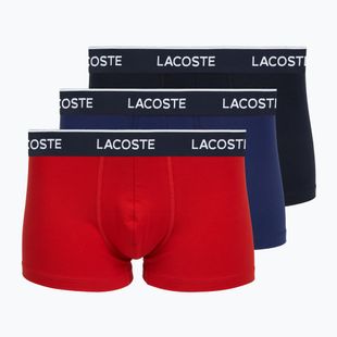 Boxeri pentru bărbați Lacoste 5H1300 3 perechi navy blue/red/methylene