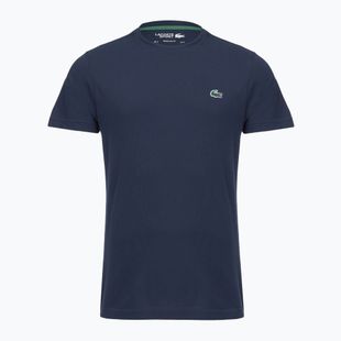 Tricou de tenis pentru bărbați Lacoste TH0003 navy blue/white