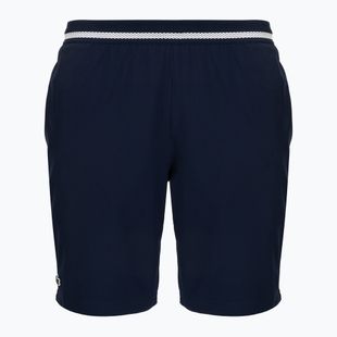Pantaloni scurți de tenis pentru bărbați Lacoste X Novak Djokovic GH7413 navy blue/white