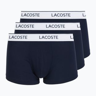 Boxeri pentru bărbați Lacoste 5H9002 3 pack navy blue