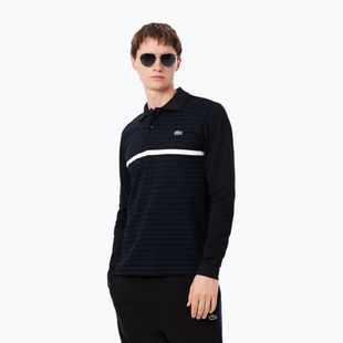Longsleeve polo pentru bărbați Lacoste Polo PH9776 black/navy blue