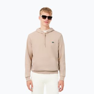 Bluză pentru bărbați Lacoste SH9373 Hoodie sisal