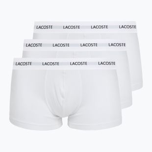 Boxeri pentru bărbați Lacoste 5H5150 3 pack white