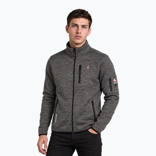 Bluză fleece pentru bărbați Aulp Navoy Melanged Knit anthracite 1