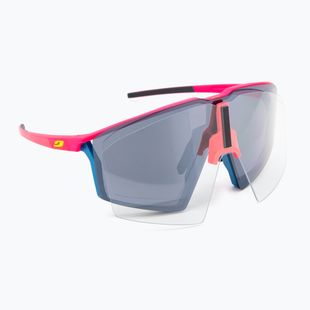 Ochelari de soare Julbo Edge Spectron 3 fluo pink/blue/silver flash
