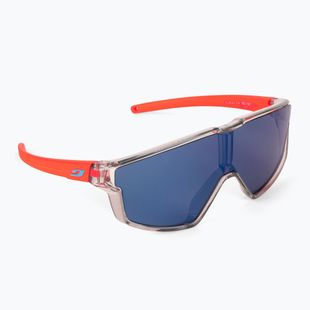 Julbo Fury Mini Spectron 3 ochelari de ciclism pentru copii Julbo Fury Mini Spectron 3 shiny translucide/translucide gray/matt fluo orange pentru copii