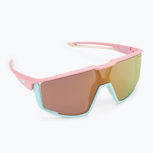 Ochelari de ciclism Julbo Fury Spectron 3Cf mat roz pastelat/albastru deschis