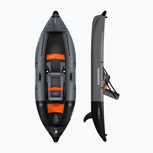 Caiac gonflabil pentru 1-persoană AQUADESIGN Koloa X'Perience 1 305 cm black/grey