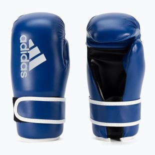 Mănuși de box adidas adidas Point Fight Adikbpf100 albastru-albe ADIKBPF100