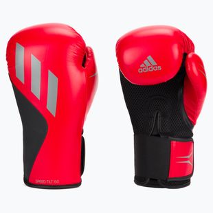 Mănuși de box adidas Speed Tilt 150, roșu, SPD150TG